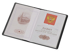 Классическая обложка для паспорта Favor, черная, фото 2