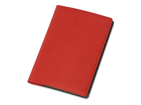 Обложка для паспорта с RFID защитой отделений для пластиковых карт Favor, красная/серая, фото 2