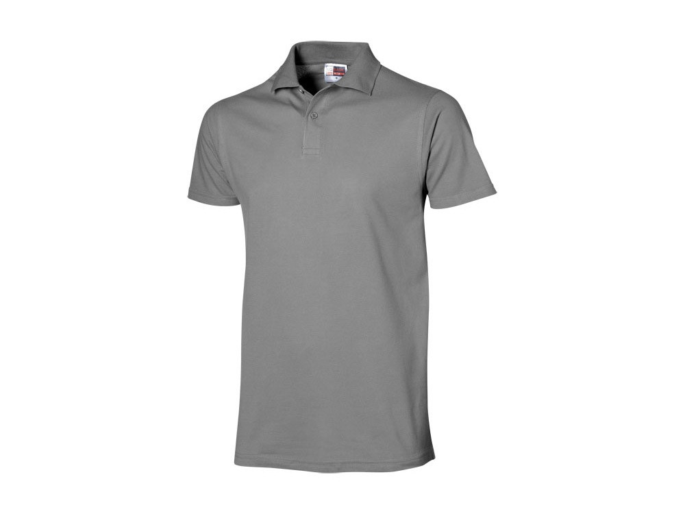 Рубашка поло First 2.0 мужская, серый меланж - фото 3 - id-p215149292
