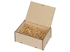 Деревянная коробка для гирлянды с наполнителем-стружкой Ларь, фото 2
