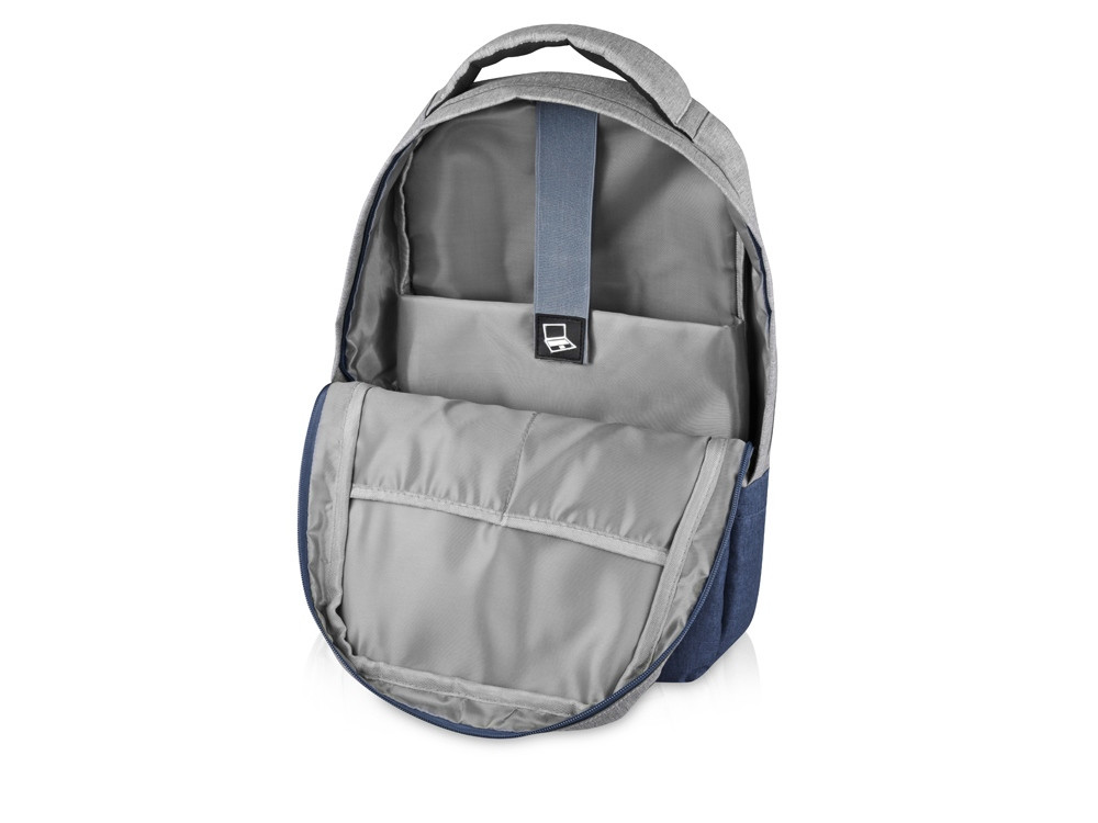 Рюкзак Fiji с отделением для ноутбука, серый/темно-синий 2747C - фото 3 - id-p215146441