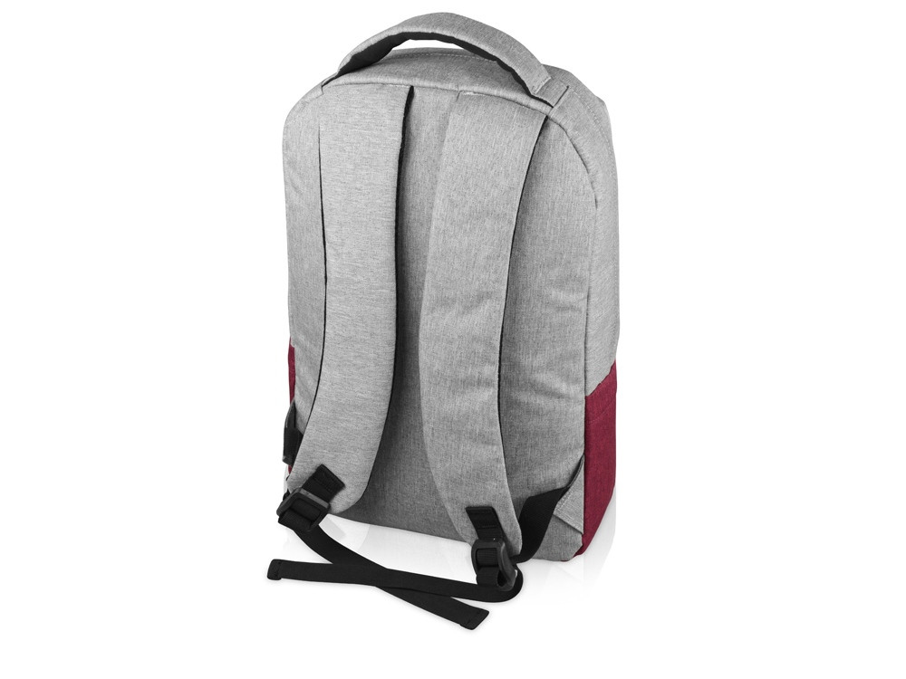 Рюкзак Fiji с отделением для ноутбука, серый/бордовый 208C - фото 2 - id-p215146442