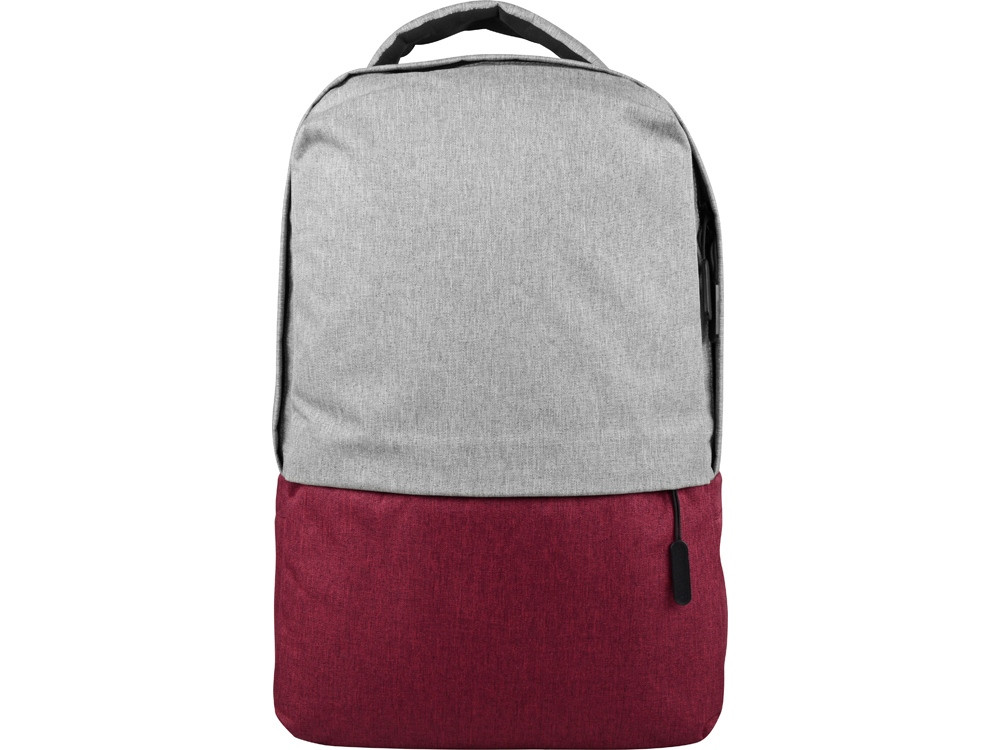 Рюкзак Fiji с отделением для ноутбука, серый/бордовый 208C - фото 4 - id-p215146442
