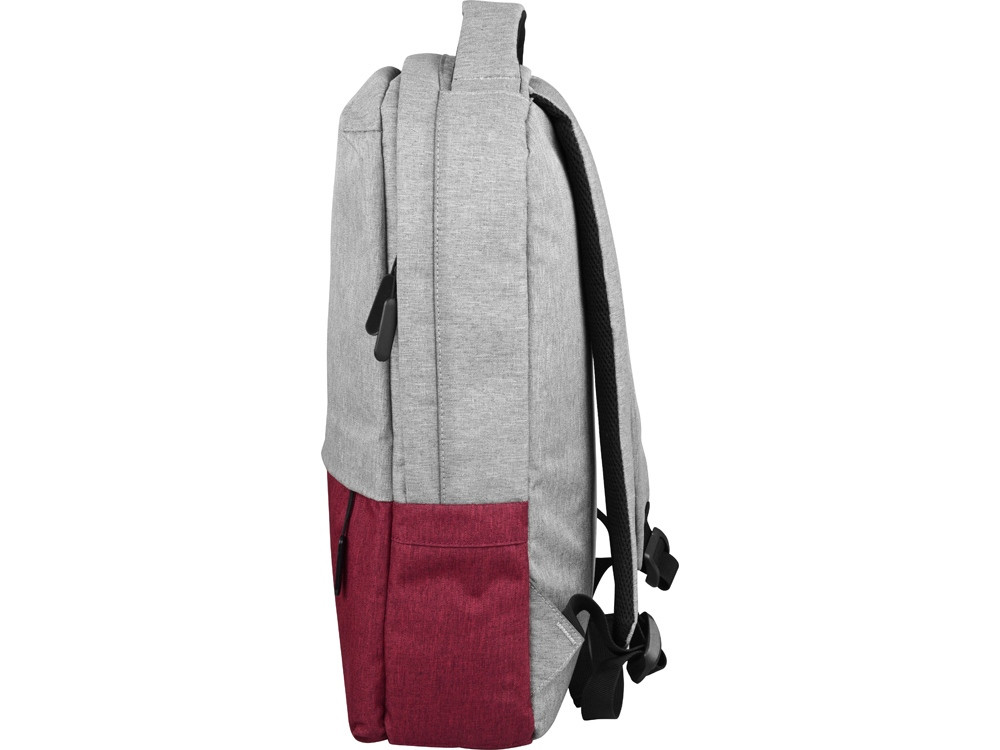Рюкзак Fiji с отделением для ноутбука, серый/бордовый 208C - фото 5 - id-p215146442