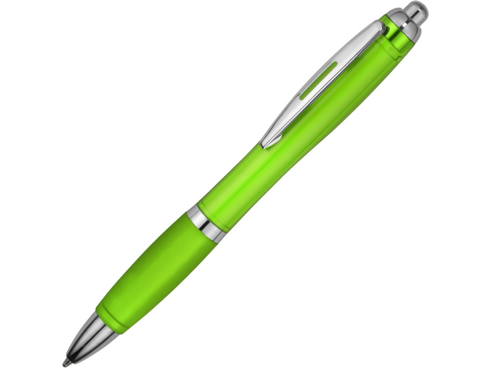 Ручка пластиковая шариковая Nash, лайм, синие чернила - фото 1 - id-p215146455