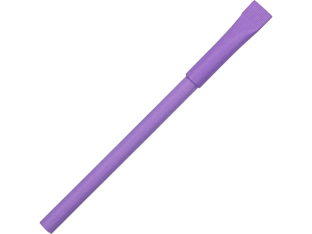 Ручка картонная с колпачком Recycled, фиолетовый - фото 1 - id-p215147427