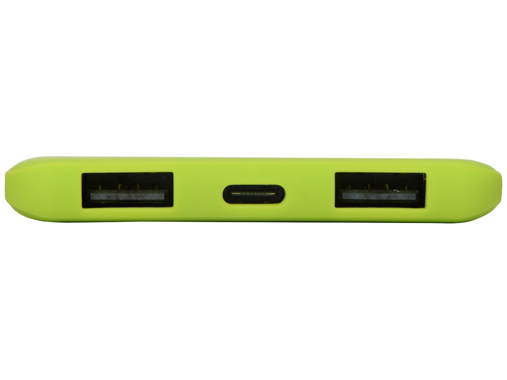 Портативное зарядное устройство Reserve с USB Type-C, 5000 mAh, зеленое яблоко - фото 6 - id-p215153257