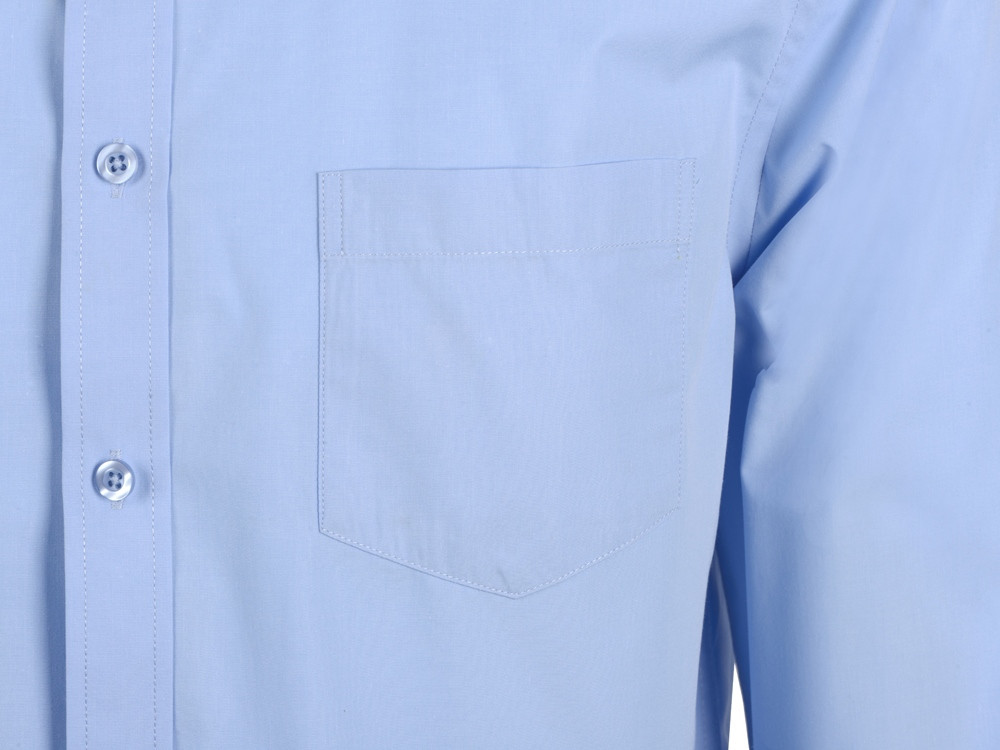 Рубашка Houston мужская с длинным рукавом, голубой - фото 4 - id-p215150346