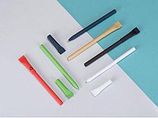 Ручка картонная с колпачком Recycled, фуксия, фото 2