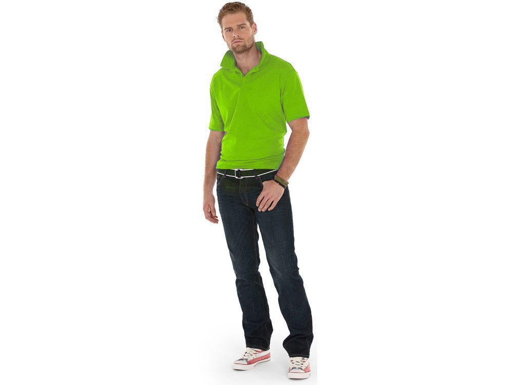 Рубашка поло Boston 2.0 мужская, зеленое яблоко - фото 2 - id-p215148434