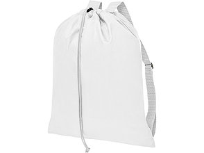 Рюкзак со шнурком и затяжками Oriole, белый, фото 2
