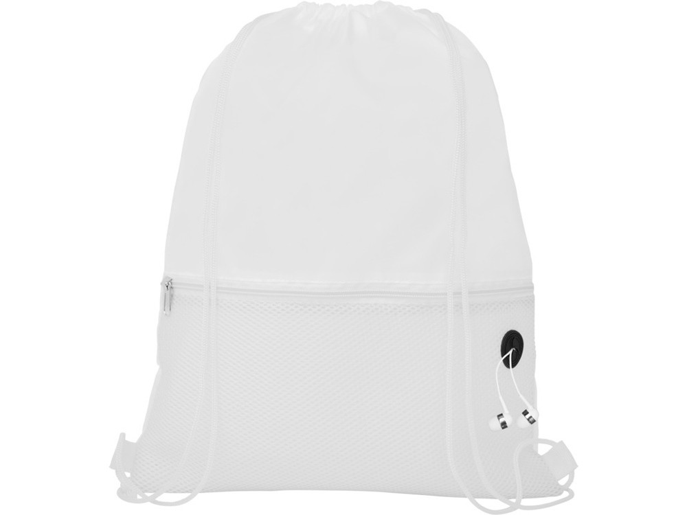 Сетчастый рюкзак со шнурком Oriole, белый - фото 4 - id-p215149376