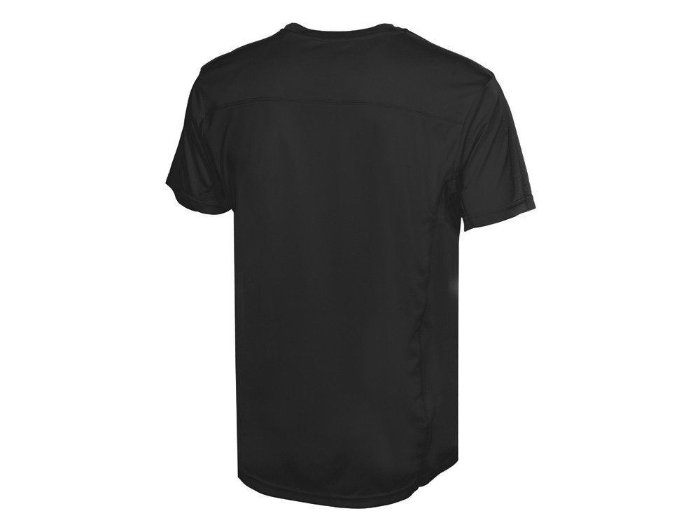 Мужская спортивная футболка Turin из комбинируемых материалов, черный - фото 2 - id-p215150368