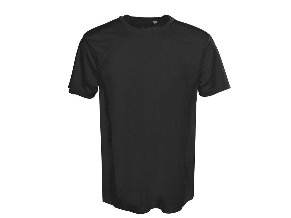 Мужская спортивная футболка Turin из комбинируемых материалов, черный - фото 3 - id-p215150368