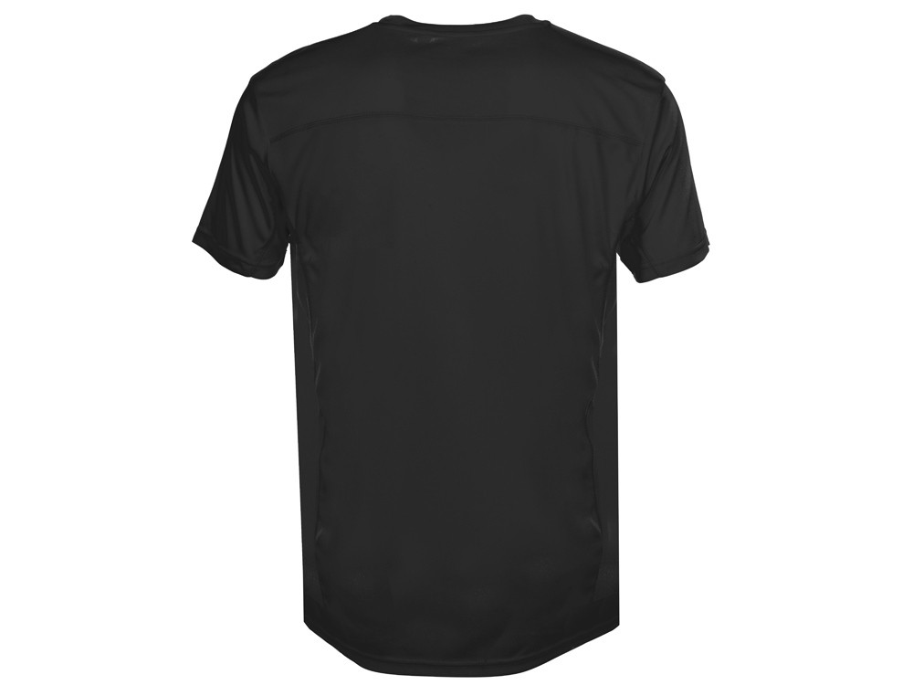 Мужская спортивная футболка Turin из комбинируемых материалов, черный - фото 4 - id-p215150368