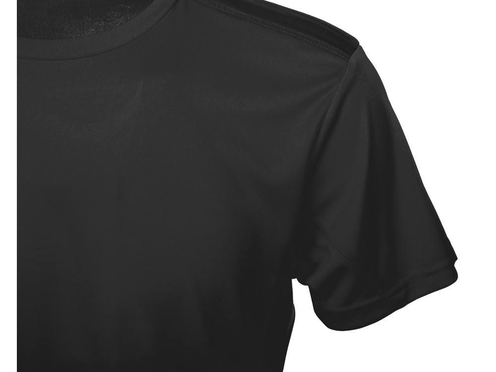 Мужская спортивная футболка Turin из комбинируемых материалов, черный - фото 7 - id-p215150368