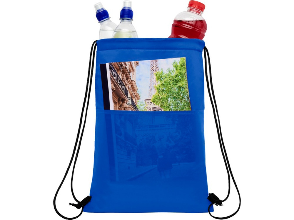 Сумка-холодильник Oriole на шнуровке на 12 банок, синий - фото 4 - id-p215149385