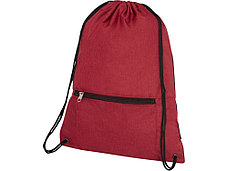 Складной рюкзак со шнурком Hoss, heather dark red, фото 2