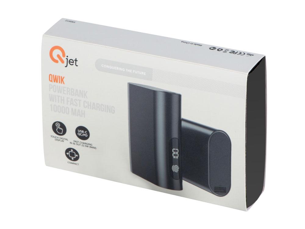 Внешний аккумулятор с QC/PD Qwik, 10000 mah, черный - фото 8 - id-p215152363