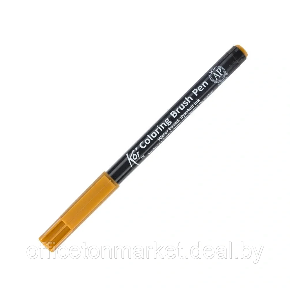 Маркер акварельный "Koi Color Brush", темно-коричневый - фото 1 - id-p178284964