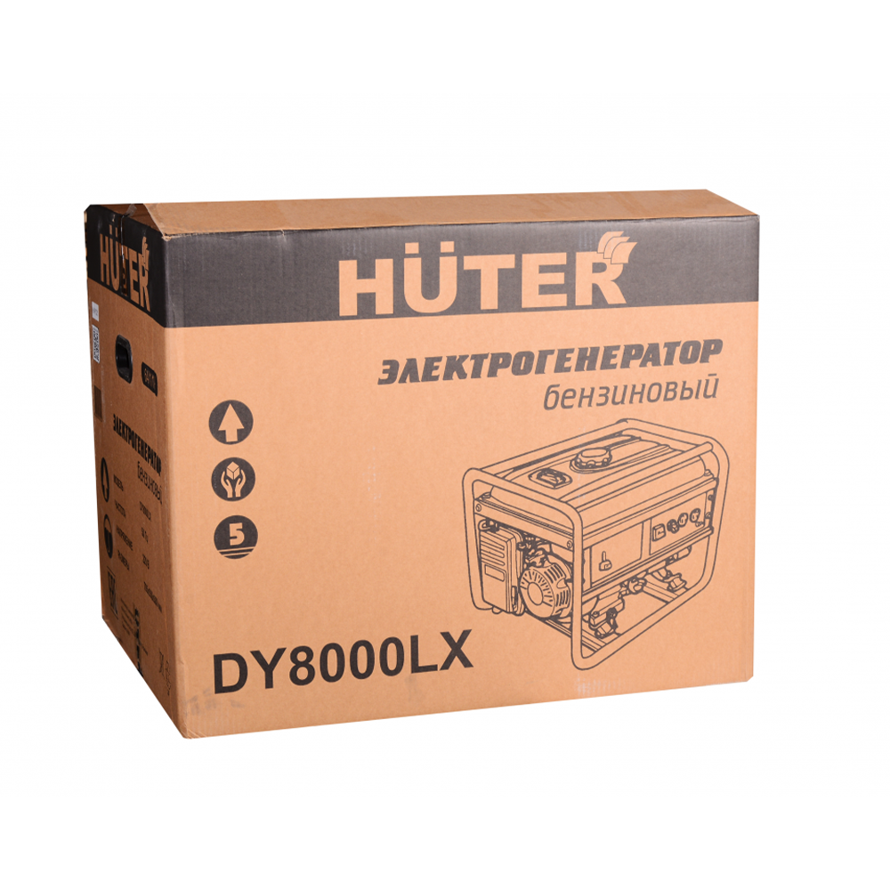 Портативный бензогенератор HUTER DY8000LX - фото 8 - id-p215156518