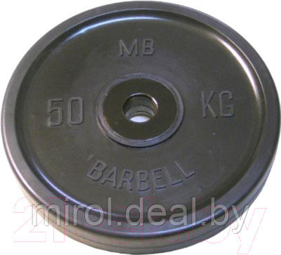 Диск для штанги MB Barbell Олимпийский d51мм 50кг - фото 1 - id-p215158856