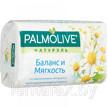 Мыло туалетное PALMOLIVE Баланс и мягкость (ромашка и витамин Е), 90г