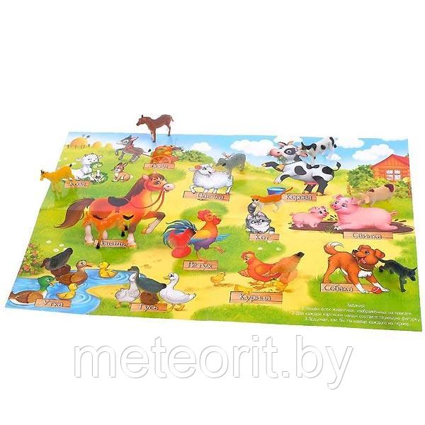 Моя ферма - обучающий набор животных с плакатом - фото 3 - id-p215181627