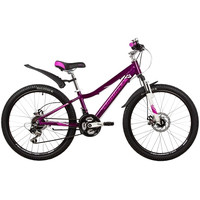 Велосипед Novatrack Novara 18.D 24 р.13 2022 (фиолетовый)