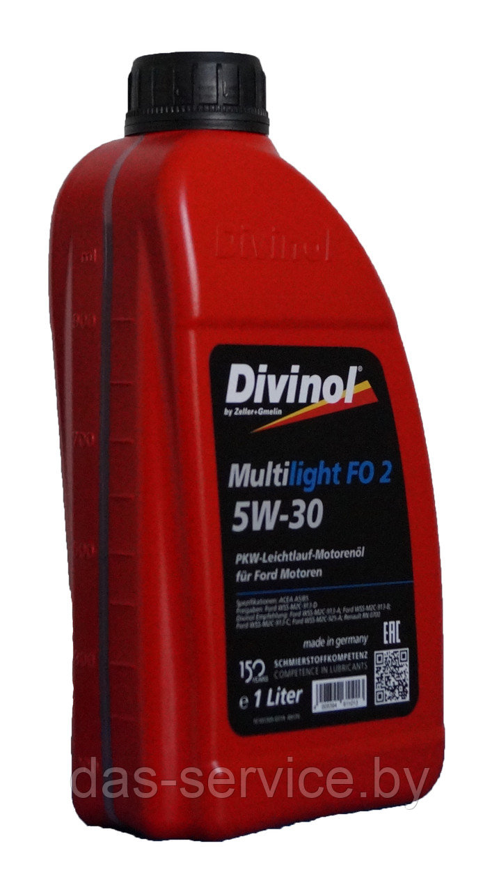 Моторное масло Divinol Multilight FO 2 5W-30 (синтетическое моторное масло 5w30) 1 л. - фото 2 - id-p11742852