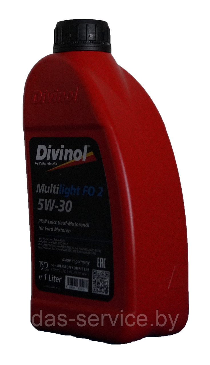 Моторное масло Divinol Multilight FO 2 5W-30 (синтетическое моторное масло 5w30) 1 л. - фото 3 - id-p11742852
