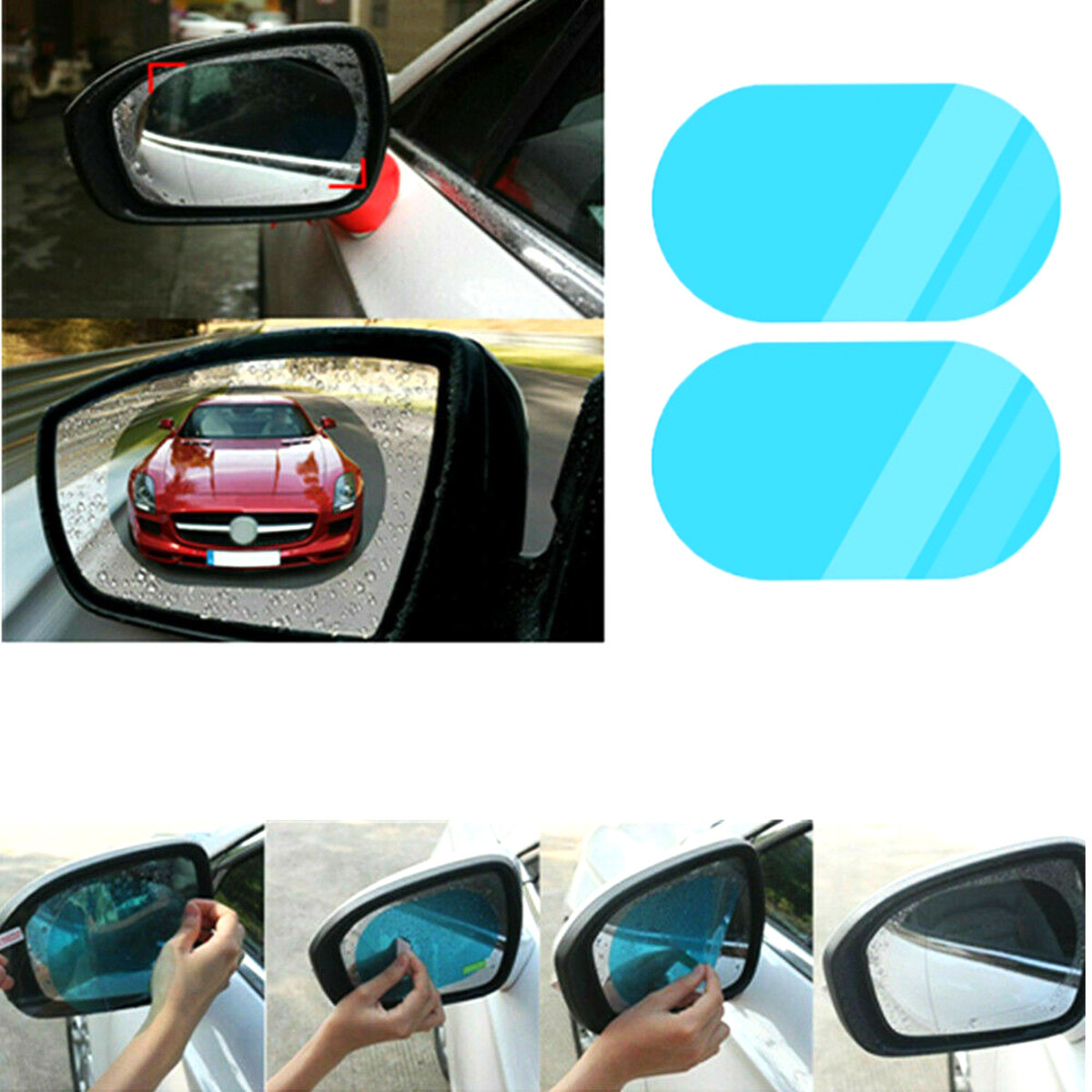 Анти-туман защитная пленка для автомобильных зеркал SiPL - фото 5 - id-p215186813