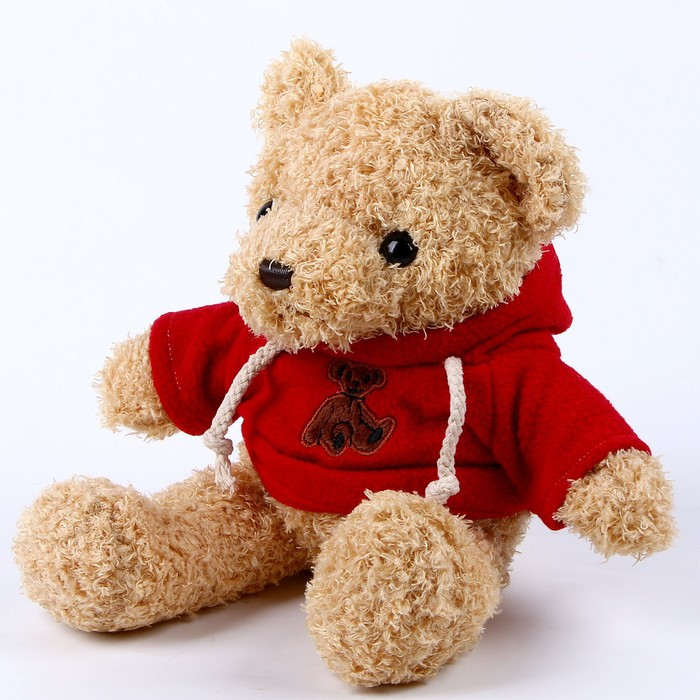 Мягкая игрушка «Медведь» в кофте, 30 см, цвет красный - фото 2 - id-p215189271