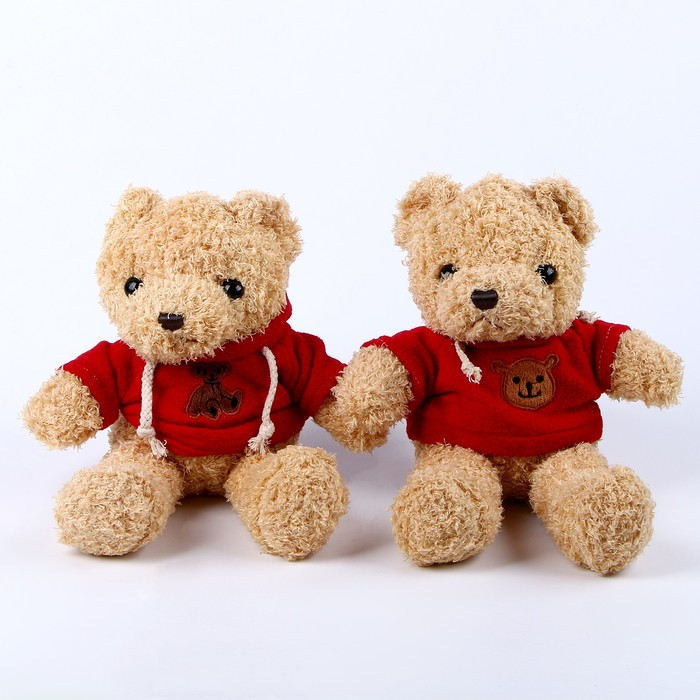Мягкая игрушка «Медведь» в кофте, 30 см, цвет красный - фото 4 - id-p215189271