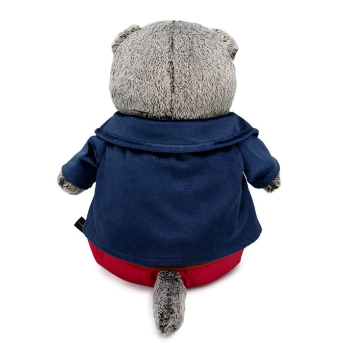 Мягкая игрушка «Басик в синем бархатном пиджаке», 25 см - фото 3 - id-p215189332