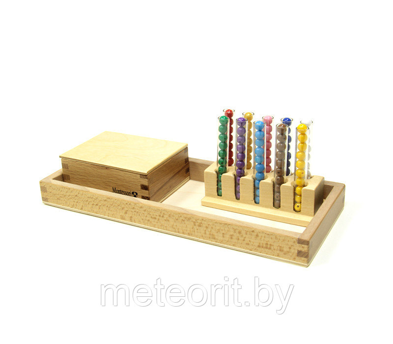 Набор для сортировки (раскладка бусин) в пробирки. 10 шт.