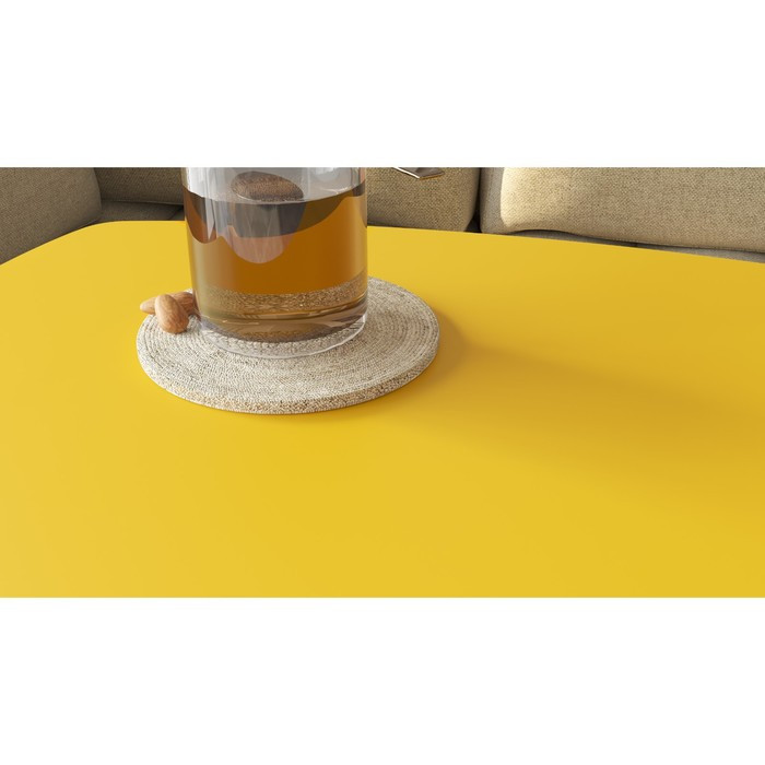 Стол журнальный «Дей колор», 280х420х675 мм, цвет жёлтый - фото 4 - id-p215195015