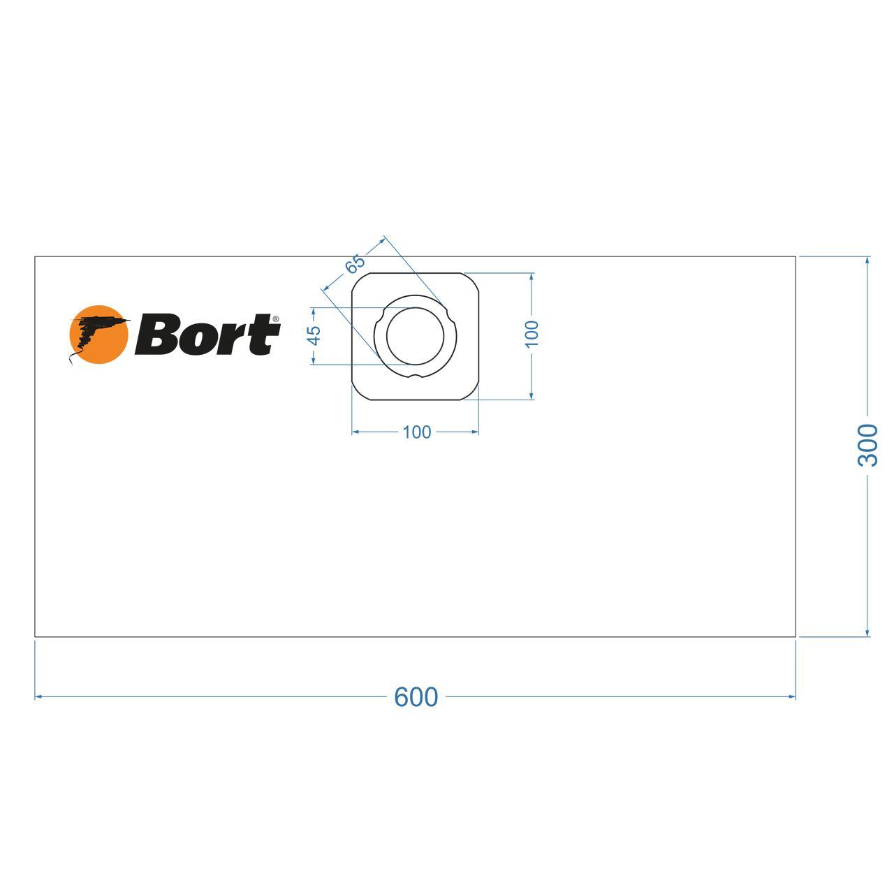 Комплект мешков пылесборных для пылесоса Bort BB-20U (5 шт) - фото 3 - id-p215202007