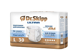 Подгузники для взрослых Dr. Skipp Ultra L, (размер 3, 100-150 см.) 30 шт.)