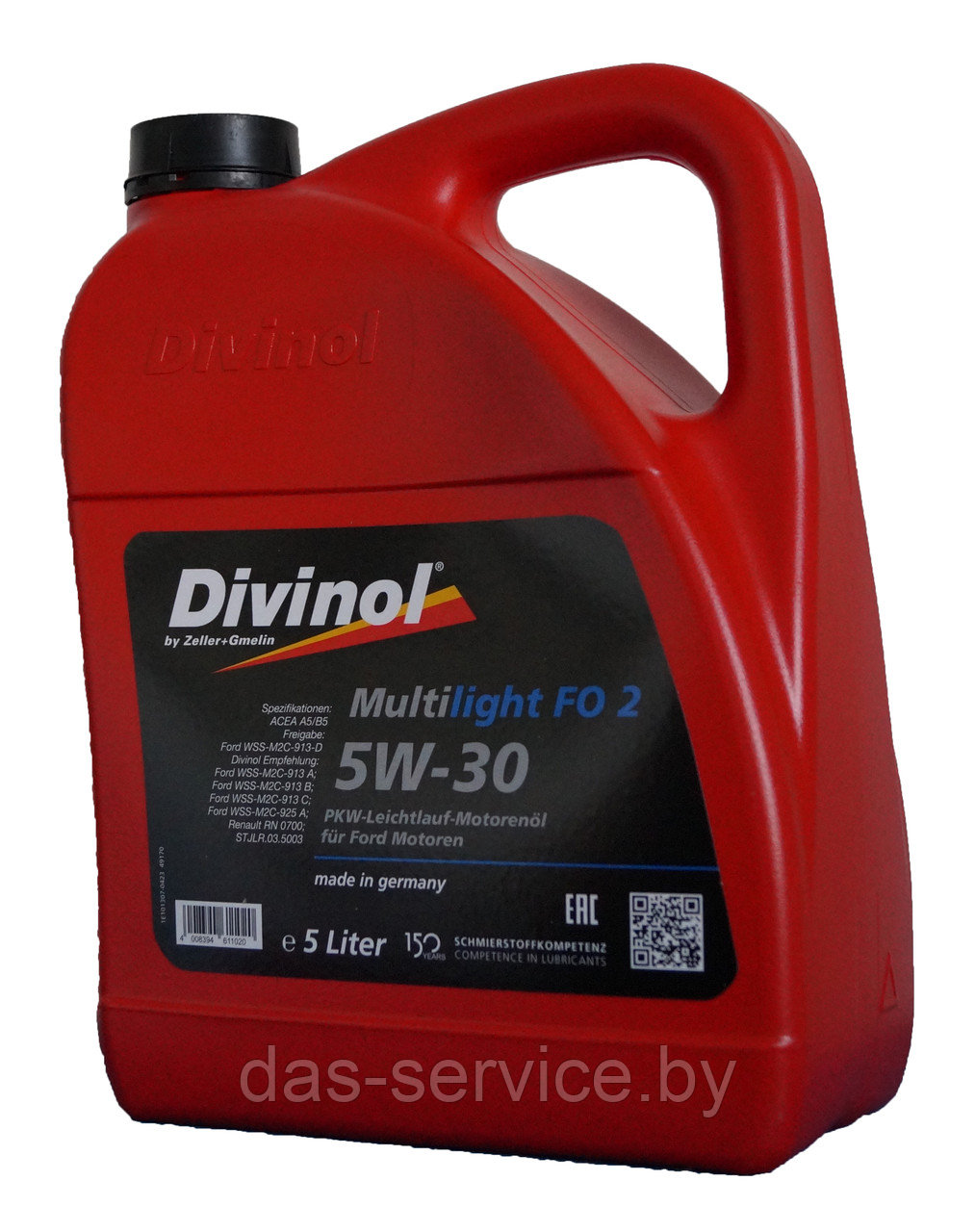 Моторное масло Divinol Multilight FO 2 5W-30 (синтетическое моторное масло 5w30) 5 л. - фото 3 - id-p25912362