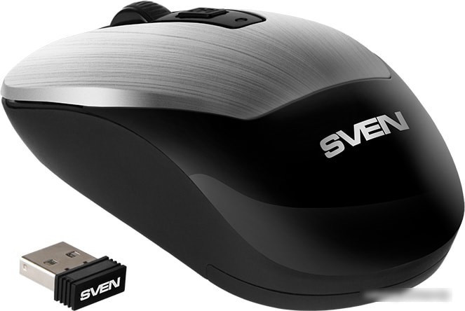 Мышь SVEN RX-380W (серебристый) - фото 3 - id-p215203886
