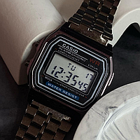 Наручные электронные часы CASIO F91W. С функцией будильника и секундомера. Разные расцветки