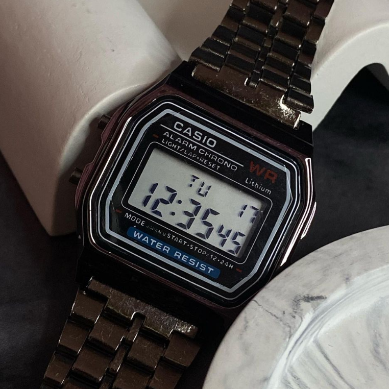Наручные электронные часы CASIO F91W. С функцией будильника и секундомера. Разные расцветки - фото 1 - id-p215204276