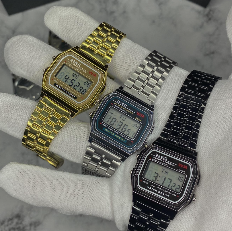 Наручные электронные часы CASIO F91W. С функцией будильника и секундомера. Разные расцветки - фото 5 - id-p215204276