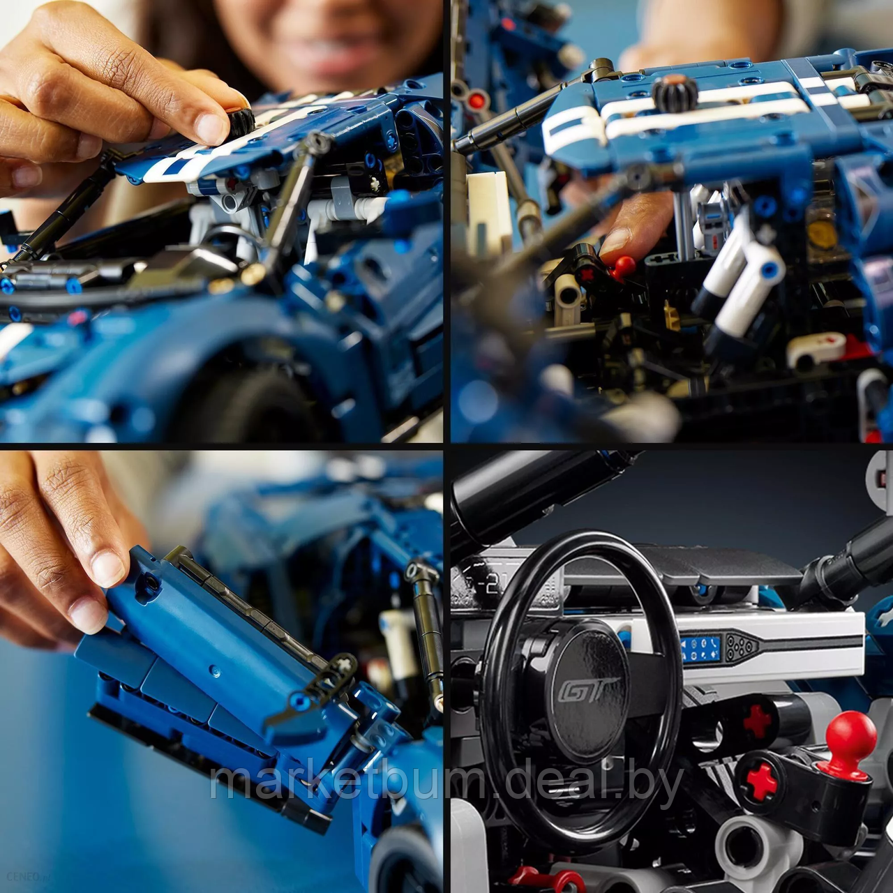Конструктор LEGO Technic 42154, Ford GT версия 2022 года. - фото 6 - id-p215225728