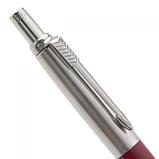 Ручка шариковая автоматическая "Parker Jotter Kensington Red CT", 0.7 мм, красный, серебристый, стерж. синий, фото 3