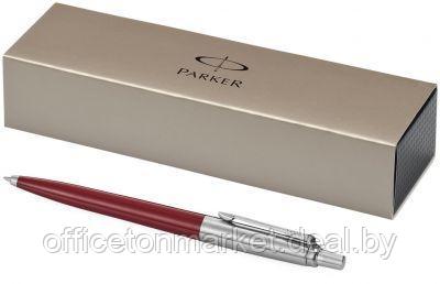 Ручка шариковая автоматическая "Parker Jotter Kensington Red CT", 0.7 мм, красный, серебристый, стерж. синий - фото 4 - id-p215230469