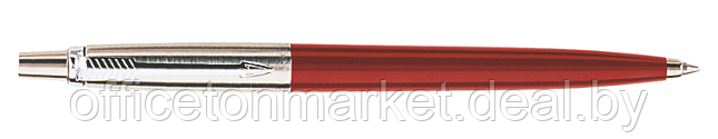 Ручка шариковая автоматическая "Parker Jotter Kensington Red CT", 0.7 мм, красный, серебристый, стерж. синий - фото 6 - id-p215230469