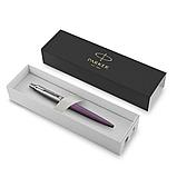 Ручка шариковая автоматическая Parker "Jotter Core K63 Victoria Violet CT", 1.0 мм, фиолетовый, серебристый,, фото 2