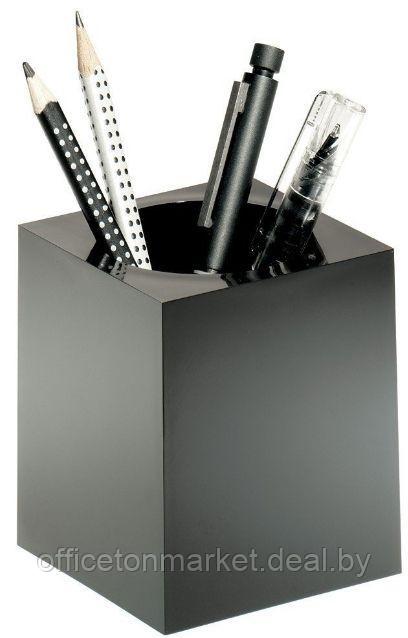 Подставка для пишущих инструментов "Cubo", 75x90x75 мм, черный - фото 2 - id-p215230424